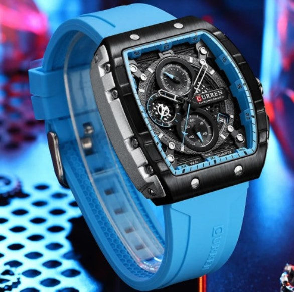 Reloj Curren 8442 Silicona crono funcion